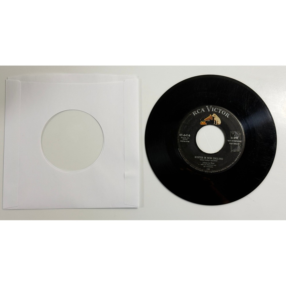 RCA Victor Vinyl Record 7" Single‎ Julius La Rosa Black Good 45 RPM 47-6416
